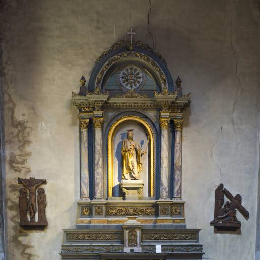 sanctuaire, l'autel, or, statue, mur Thomas Jurkowski (Kamell)