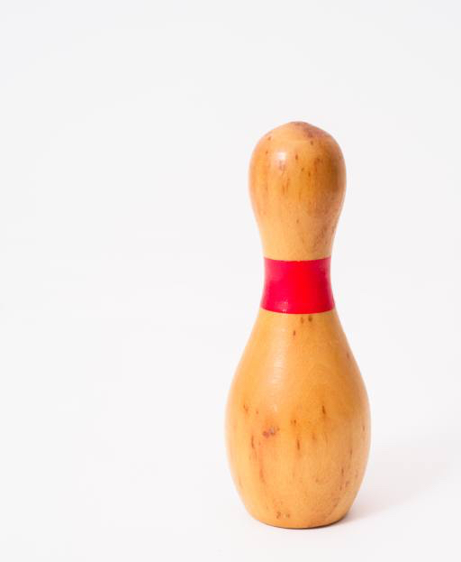bowling, bol, rouge, bois, pin George Kroll (Daddiomanottawa)