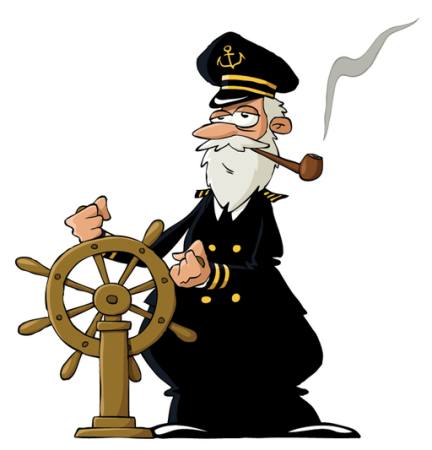 marin, mer, capitaine, roue, tuyau, fumée Dedmazay - Dreamstime
