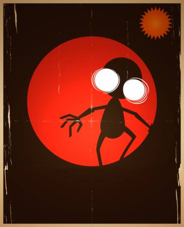 rouges, alien, monstre, noir, insecte, yeux, blanc Dietmar Höpfl - Dreamstime