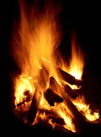 feu, le bois, brûler, sombre Hong Chan - Dreamstime