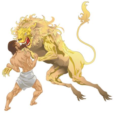 lion, Hercules, jaune, combat, animaux Christos Georghiou - Dreamstime