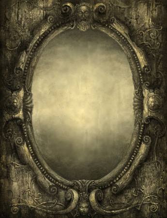 mur, miroir, objet ovale Rainbowchaser - Dreamstime