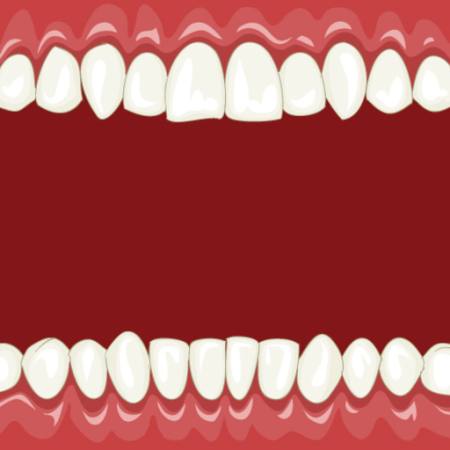 bouche, blanc, rouge, dents Dedmazay - Dreamstime