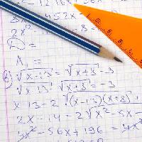 crayon, nombres, maths, orange Dleonis