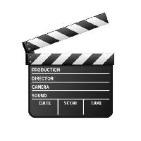 conseil d'administration, la production, réalisateur, caméra, la date, scène, prendre, noir, blanc Roberto1977 - Dreamstime