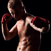 boxer, le corps, l'homme, les mains, des gants Dmytro Konstantynov (Konstantynov)