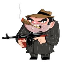 Pixwords L`image avec pistolet, mob, criminelle, l'homme, de la fumée Yael Weiss - Dreamstime