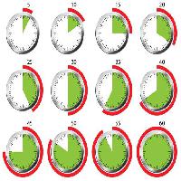 temps, horloge, secondes, deuxieme, vert, rouge, cercle Rasà Messina Francesca (Francy874)