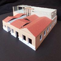 maison, plan, projet, modele, toit Dpikros