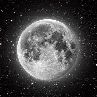 Pixwords L`image avec ciel, planète, sombre, la lune G. K. - Dreamstime