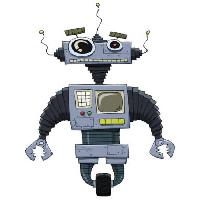 roue, les yeux, la main, la machine, le robot Dedmazay - Dreamstime