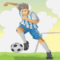 Pixwords L`image avec le football, sport, boule, vert, joueur Artisticco Llc - Dreamstime