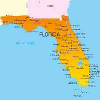 Pixwords L`image avec État, pays, les etats unis, la Floride, la carte Ruslan Olinchuk (Olira)