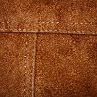 des jeans, cuir, cousu, brun Taigis