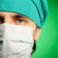 medic, masque, vert, homme, oeil, chapeau, médecin Haveseen - Dreamstime