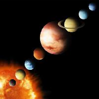 Pixwords L`image avec planètes, planète, le soleil, l'énergie solaire Aaron Rutten - Dreamstime